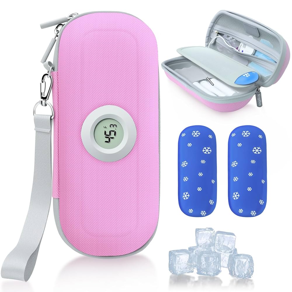 airis付DHBerry 0.5ml最高品質CBP CRDP CRDH88 Amazon.com: Krypthos Insulin Cooler Diabetes Travel Case